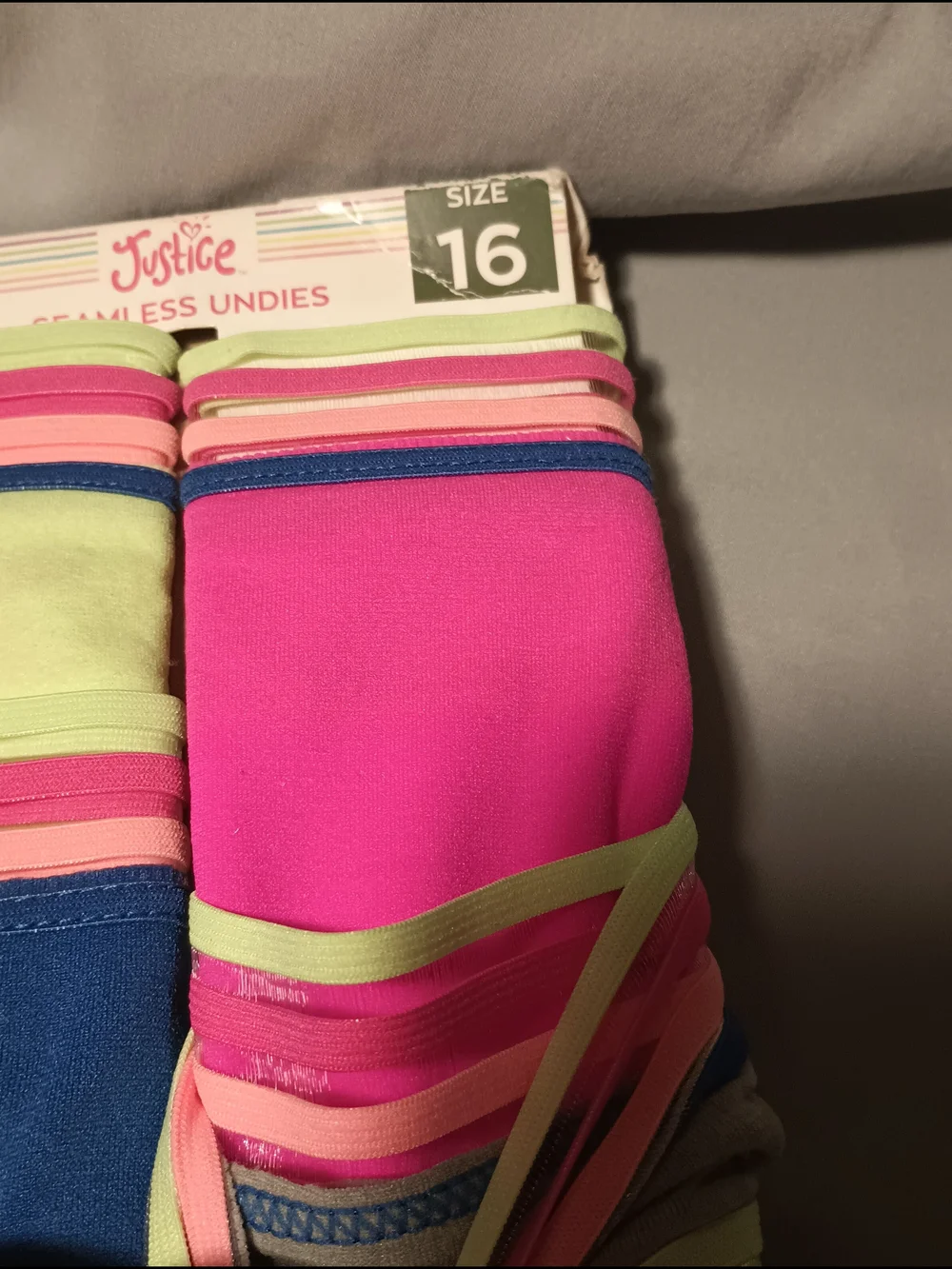 Justice Oh So Soft Girls' Seamles Shorties Underwear